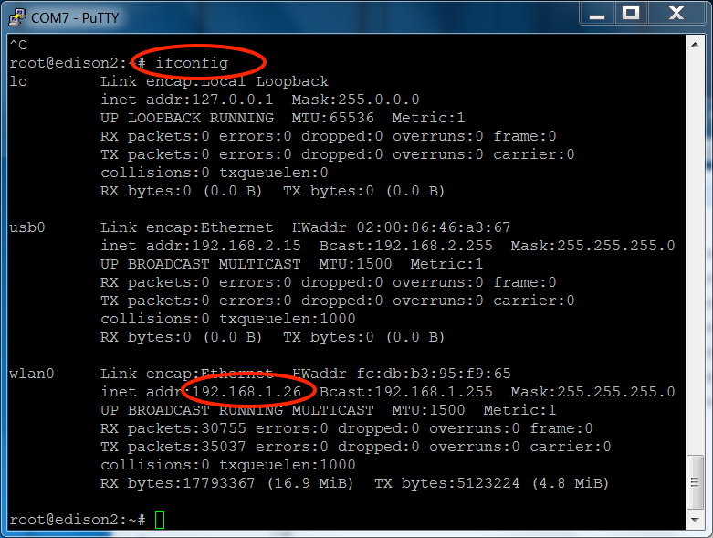 Windows IP address for rig