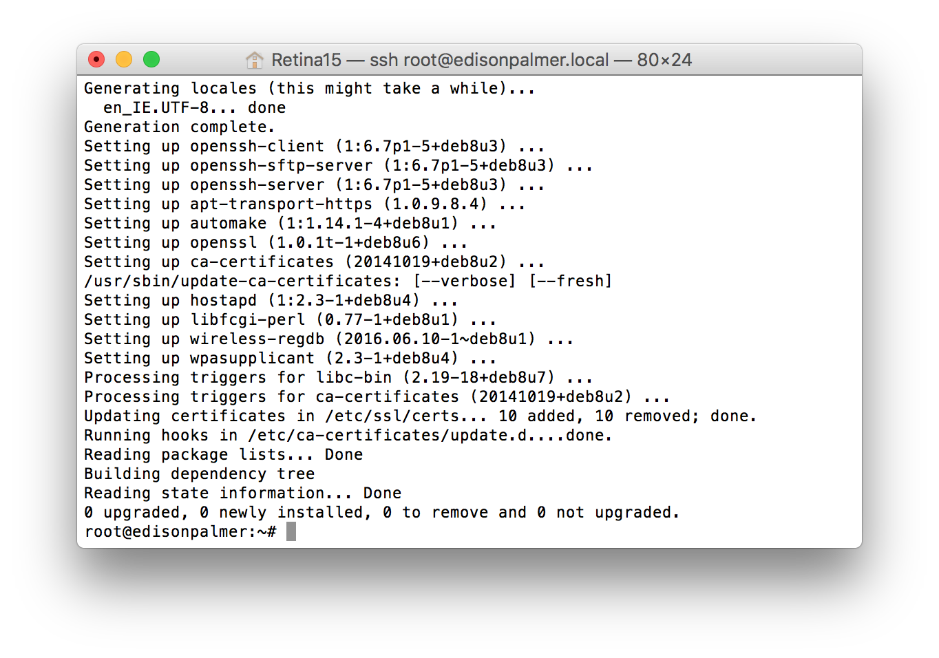 Apt-get install