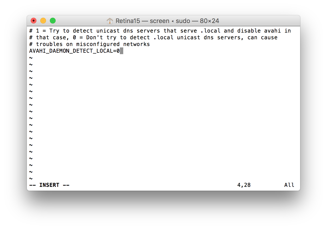 papertrail avahi disable