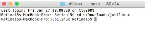 Change directories