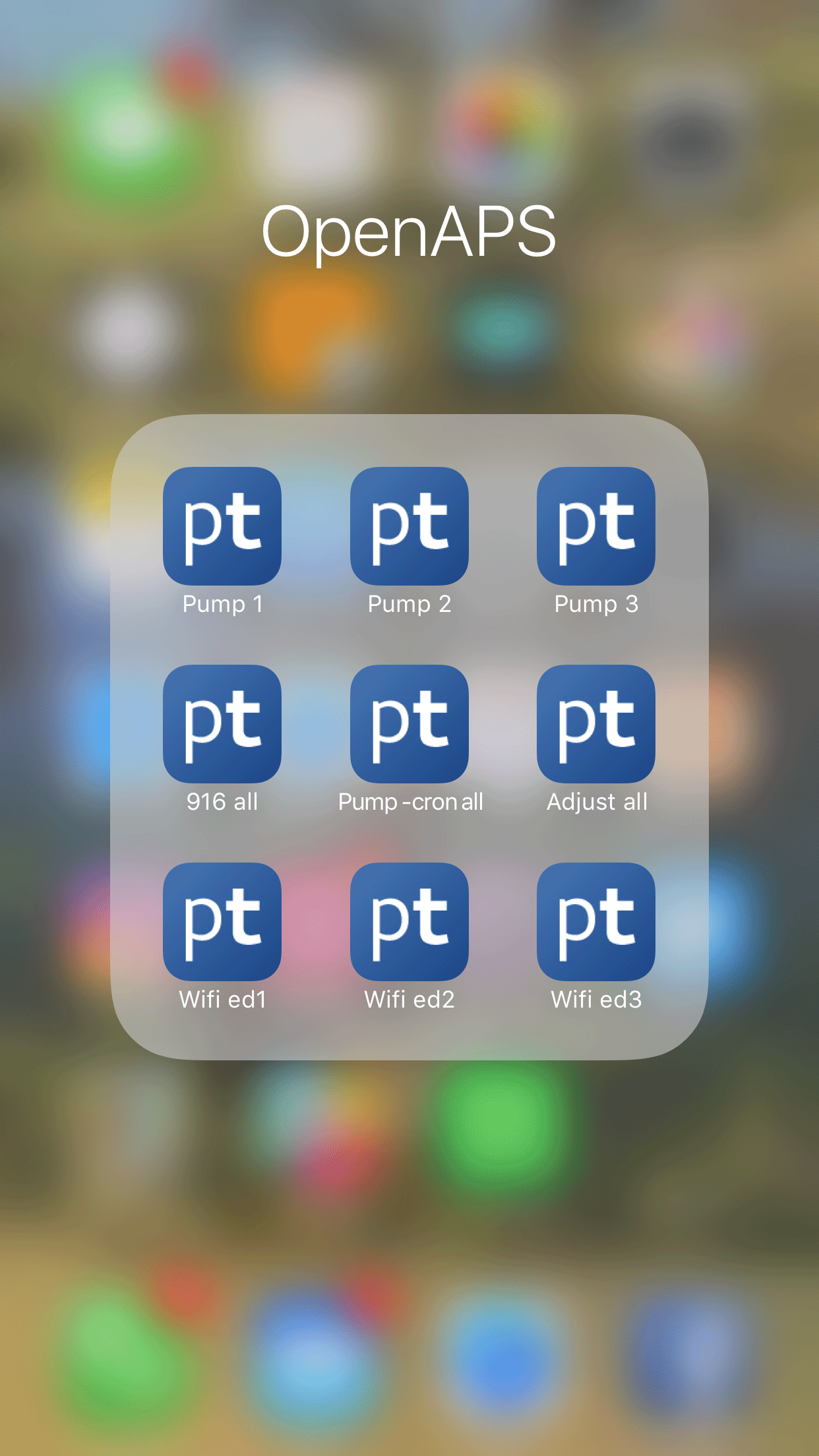 papertrail homescreen buttons