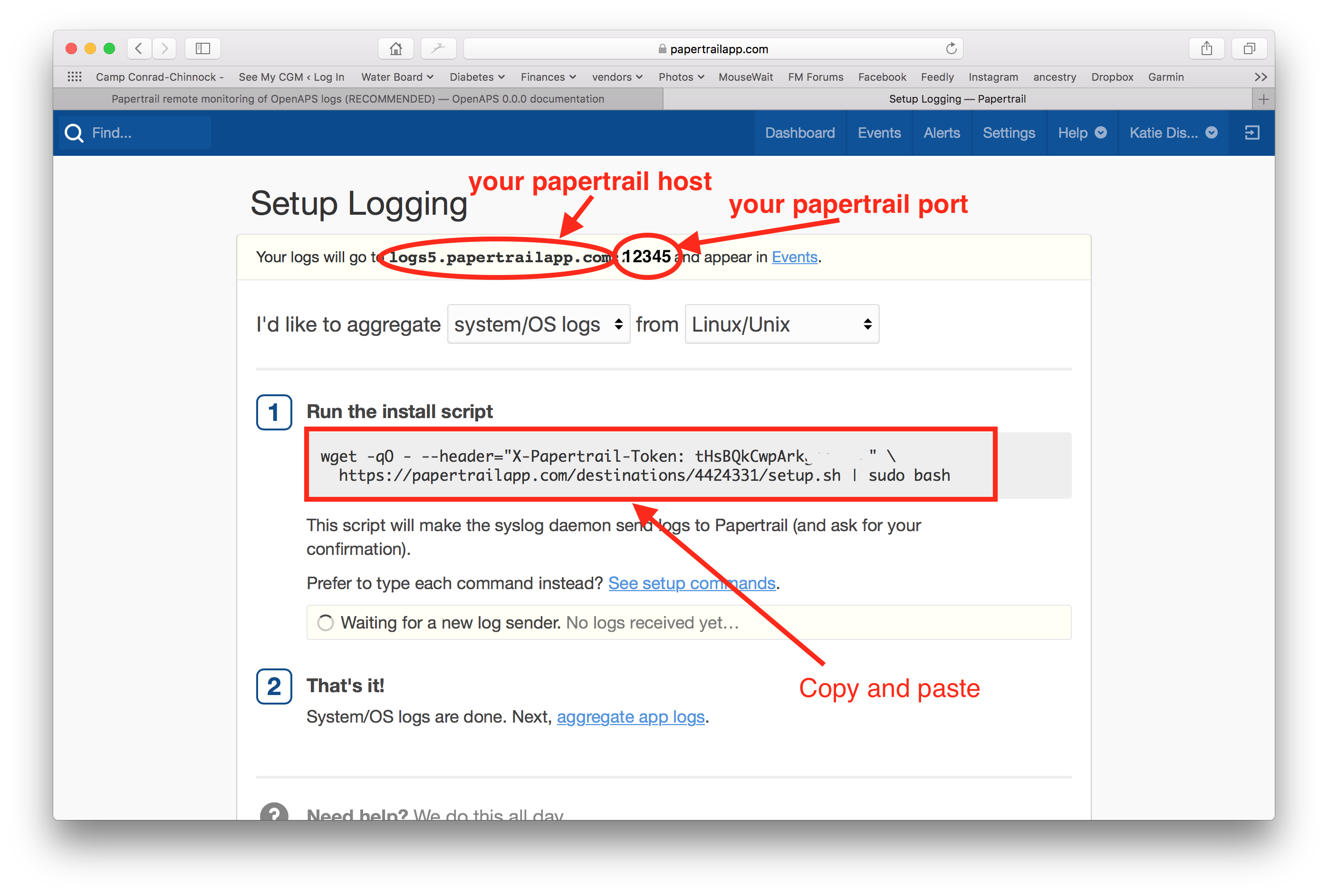 Papertrail hosting information